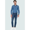 Erkek Koleksiyonu Pamuk Denim Pantolon Dar Kesim Günlük Stil Yaz Aylarının Vazgeçilmezi