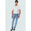 Erkek Koleksiyonu Pamuk Denim Pantolon Dar Kesim Günlük Stil Yaz Aylarının Vazgeçilmezi
