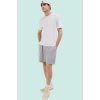 Erkek Melanj Oversize Şort Geniş Kesim Rahat Günlük Spor Hafta Sonu Yaz Aylarının Vazgeçilmezi