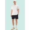 Erkek Melanj Şort Normal Bel Straight Siluet Kısa Boy Günlük Kullanım Yaz Aylarının Vazgeçilmezi