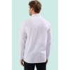 Erkek Nakışlı Uzun Kollu Pamuklu Gömlek Regular Fit Günlük Kullanım Yaz Aylarının Vazgeçilmezi