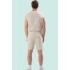 Erkek Örme Şort Boru Paça Normal Bel Yaz Aylarının Rahatlığı Günlük Kullanım Modern Tasarım