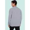 Erkek Oversize Apaş Yaka Uzun Kollu Gömlek Basic Siluet Günlük Kullanım Yaz Aylarının Vazgeçilmezi