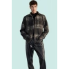 Erkek Oversize Kışlık Kareli Oduncu Gömlek Ceket Uzun Kol Flanel Günlük Yaz Aylarının Vazgeçilmezi