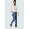 Erkek Pamuk Denim Jean Pantolon Regular Fit Boru Paça Günlük Stil Yaz Aylarının Vazgeçilmezi