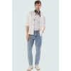 Erkek Pamuk Denim Kot Pantolon Renk Dar Paça Günlük Stil Hafta Sonu Yaz Aylarının Vazgeçilmezi