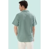 Erkek Pamuk Regular Fit Keten Görünümlü Gömlek Rahatlık ve Şıklık Bir Arada Günlük Kullanım