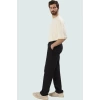 Erkek Pamuklu Gabardin Pantolon Wide Leg Rahat Kesim Günlük Stil Yaz Aylarının Vazgeçilmezi