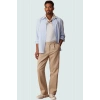 Erkek Pamuklu Geniş Paça Uzun Pantolon Casual ve Rahat Bir Stil Yaz Aylarının Vazgeçilmezi