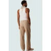 Erkek Pamuklu Geniş Paça Uzun Pantolon Casual ve Rahat Bir Stil Yaz Aylarının Vazgeçilmezi