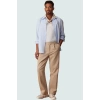 Erkek Pamuklu Geniş Paça Uzun Pantolon Casual ve Rahat Bir Stil Yaz Aylarının Vazgeçilmezi