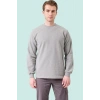 Erkek Pamuklu Sweatshirt Kışlık ISG Üniforması Herba Basic Rahat Kesim Günlük İş Kullanımı