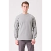 Erkek Pamuklu Sweatshirt Kışlık ISG Üniforması Herba Basic Rahat Kesim Günlük İş Kullanımı