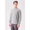 Erkek Pamuklu Sweatshirt Kışlık ISG Üniforması Herba Basic Rahat Kesim Günlük İş Kullanımı