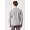 Erkek Pamuklu Sweatshirt Kışlık ISG Üniforması Herba Basic Rahat Kesim Günlük İş Kullanımı
