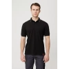 Erkek Polo Yaka Tshirt Koyu Pamuklu Nefes Alabilir Klasik Nepeta shirt Kesim Günlük İş Kullanımı