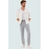 Erkek Regular Boy Slim Fit Cigarette Kalıp Pantolon Günlük Stil Yaz Aylarının Vazgeçilmezi