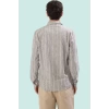 Erkek Regular Fit Çizgili Uzun Kollu Gömlek Pamuk Günlük Kullanım İçin Yaz Aylarının Vazgeçilmezi