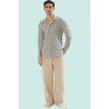 Erkek Regular Fit Gömlek Apaş Yaka Dokulu Kumaş Uzun Kollu Casual Stil Yaz Aylarının Vazgeçilmezi