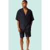 Erkek Regular Fit Keten Şort Rengi Boru Paça Yaz Aylarının Vazgeçilmezi Stilin Buluştuğu Yer