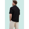 Erkek Regular Fit Kısa Kollu Dokulu Gömlek Rahat Günlük Yaz Hafta Sonu Stilin Buluştuğu Yer