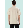 Erkek Regular Fit Nakışlı Keten Görünümlü Gömlek Kısa Kollu Yazlık Günlük Kaliteli Malzeme