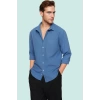 Erkek Regular Fit Pamuklu Gömlek Düz Desen Yaz Aylarının Vazgeçilmezi Stilin Buluştuğu Yer