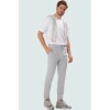 Erkek Regular Fit Rahat Beli Lastikli Duble Paça Pantolon Dokuma Kumaş Günlük Kullanım Hafta Sonu