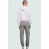 Erkek Regular Fit Rahat Beli Lastikli Duble Paça Pantolon Dokuma Kumaş Günlük Kullanım Hafta Sonu