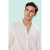 Erkek Regular Fit Uzun Kollu Gömlek Dokuma Kumaş Nefes Alabilir Günlük Şıklık Modern Tasarım
