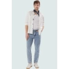 Erkek Relaxed Fit Denim Pantolon Pamuk Klasik Günlük Tarz Hafta Sonu Yaz Aylarının Vazgeçilmezi
