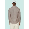 Erkek Slim Fit Çizgili Gömlek Pamuklu İş Ve Günlük Kullanım Hafta Sonu Yaz Aylarının Vazgeçilmezi