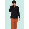 Erkek Slim Fit Hakim Yaka Pamuklu Keten Görünümlü Gömlek Günlük Kullanım Dayanıklı Malzeme