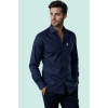 Erkek Slim Fit Kısa Kollu Gömlek Yaka Düz Desen Basic Siluet Rahat Günlük Kaliteli Malzeme