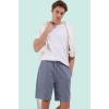 Erkek Şort Normal Bel Boru Paça Casual Günlük Kombin Hafta Sonu Yaz Aylarının Vazgeçilmezi
