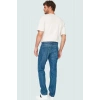 Erkek Straight Fit Denim Pantolon Yüksek Bel Uzun Boy Pamuk Günlük Kullanım Modern Tasarım