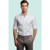 Erkek Super Slim Fit Gömlek Ottoman Dokuma Günlük Ve İş Hayatı Hafta Sonu Kaliteli Malzeme