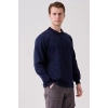 Erkek Uzun Kollu Polo Yaka Sweatshirt Pamuk Galanthus Sweat Pamuklu İş Günlük İçin