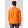 Erkek Uzun Kollu Polo Yaka Sweatshirt Pamuk Galanthus Sweat Pamuklu İş Günlük İçin