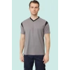 Erkek V Yaka Nefes Alan TShirt Allium Tişört Alabilir Esnek Şık İş Günlük İçin