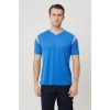 Erkek V Yaka Nefes Alan TShirt Allium Tişört Alabilir Esnek Şık İş Günlük İçin