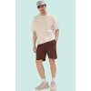 Erkek Yazlık Şort Lastikli Bel Casual Stil Boru Paça Günlük Kullanım Yaz Aylarının Vazgeçilmezi