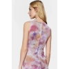 Esnek Örme Maxi Elbise Çiçek Desenli Astarlı Bodycon Özel Tasarım Premium Kalite Uzun Ömürlü
