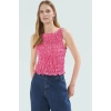 Fitted Gofre Dokuma Bluz Kolsuz Kayık Yaka Günlük Tarz Modern Stil Kullanım İçin