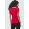 Fitted Kısa Kollu Örme Bluz Rahat Günlük Stil Zarifane Tasarım Konforlu Kesim