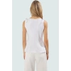 Fitted Peplum Bluz Kolsuz Bisiklet Yaka Örme Yazlık Seçkin Malzeme Yüksek Kalite