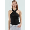 Fitted Sandy Örme Bluz Günlük Yaz Koleksiyonu Rahat Ve Şık Uzun Ömürlü Görünüm