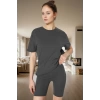 Galaksi Desenli Örme Pijama Takımı %100 Pamuk Konforu Konforlu Kesim Rahat Kullanım Modern Stil