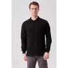 Galanthus Polo Sweat Erkek Uzun Kollu Pamuklu Sweatshirt İş ve Günlük Kullanım İçin