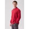 Galanthus Polo Sweat Erkek Uzun Kollu Pamuklu Sweatshirt İş Ve Günlük Kullanım İçin